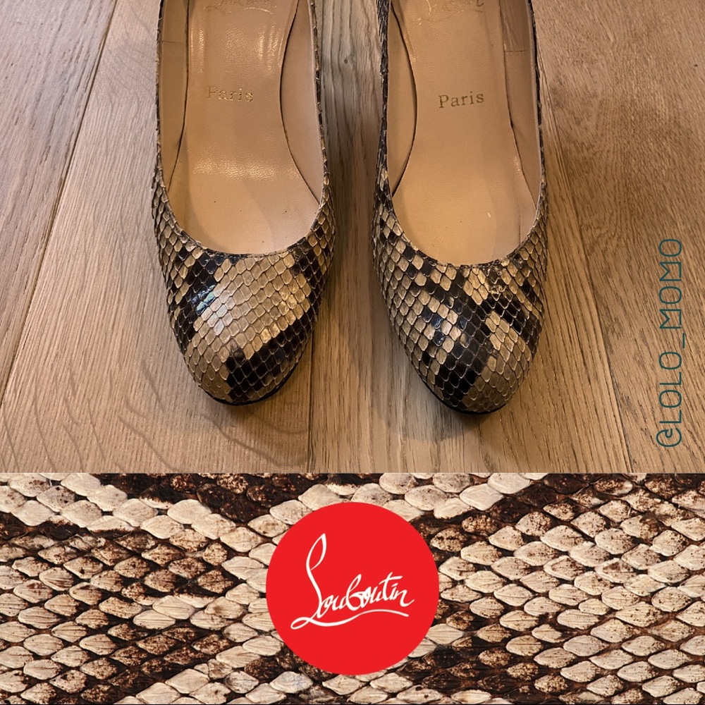 Snakeskin Louboutin 37.5